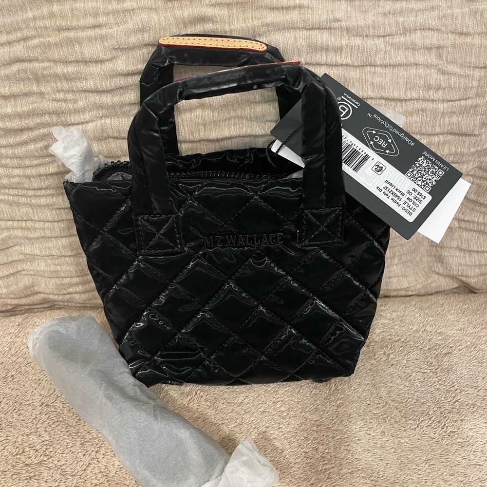 MZ Wallace Black Mini Quilted Bag